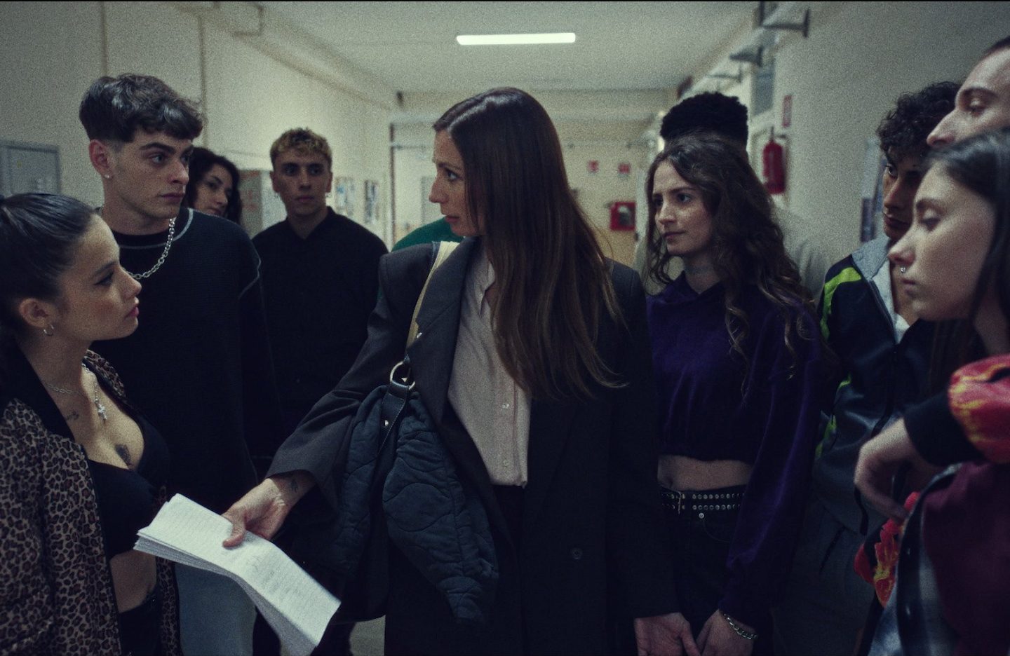 Scena dal film Domani interrogo