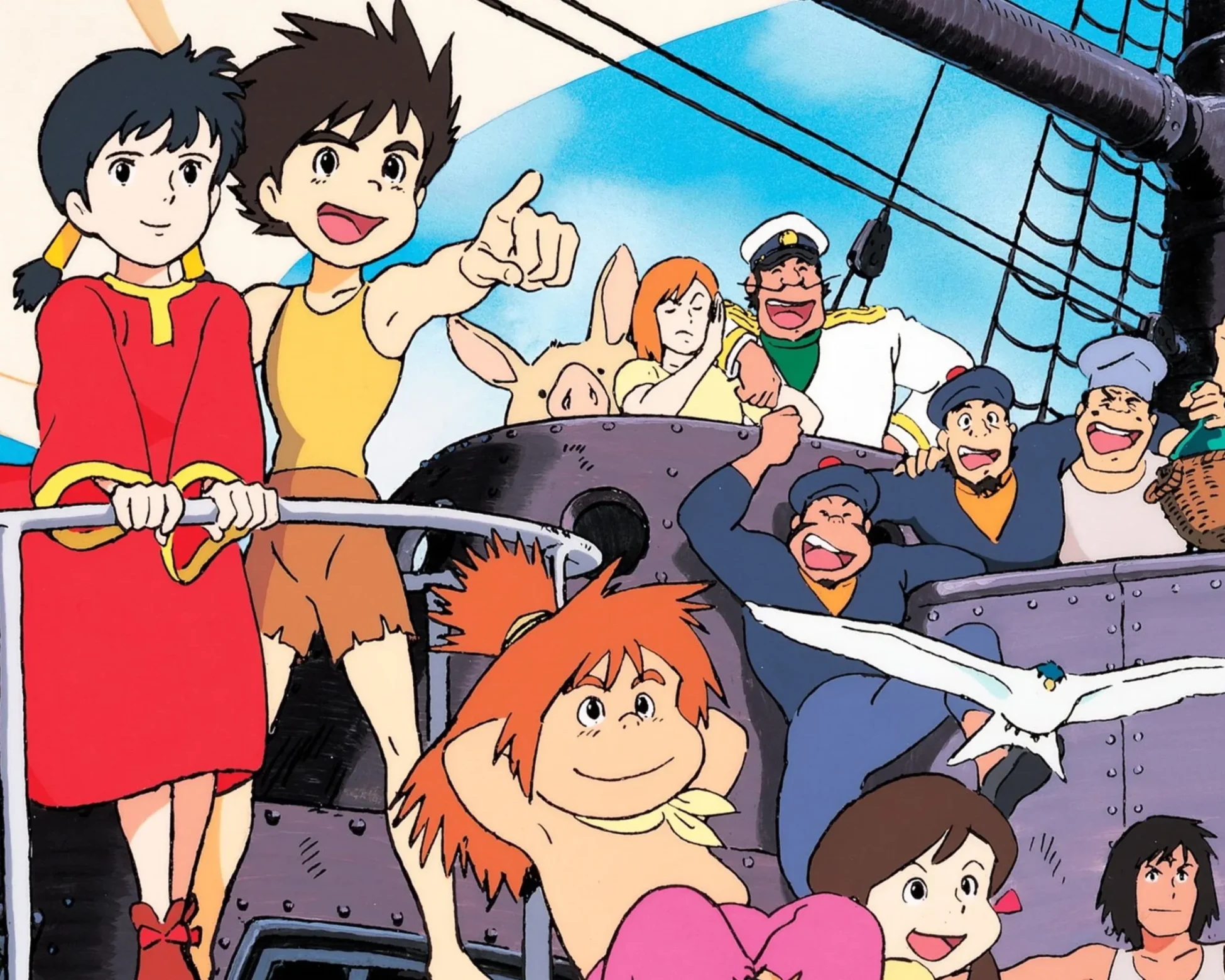 Scena dal film Conan il ragazzo del futuro