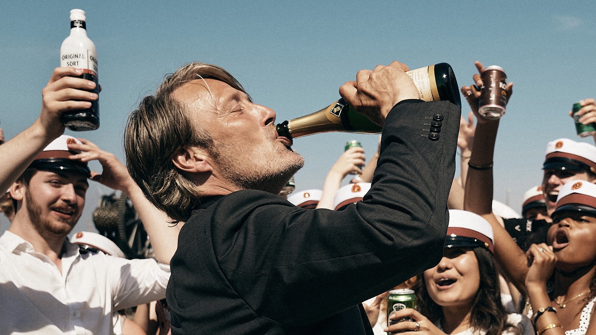 Scena dal film Un altro giro (druk)