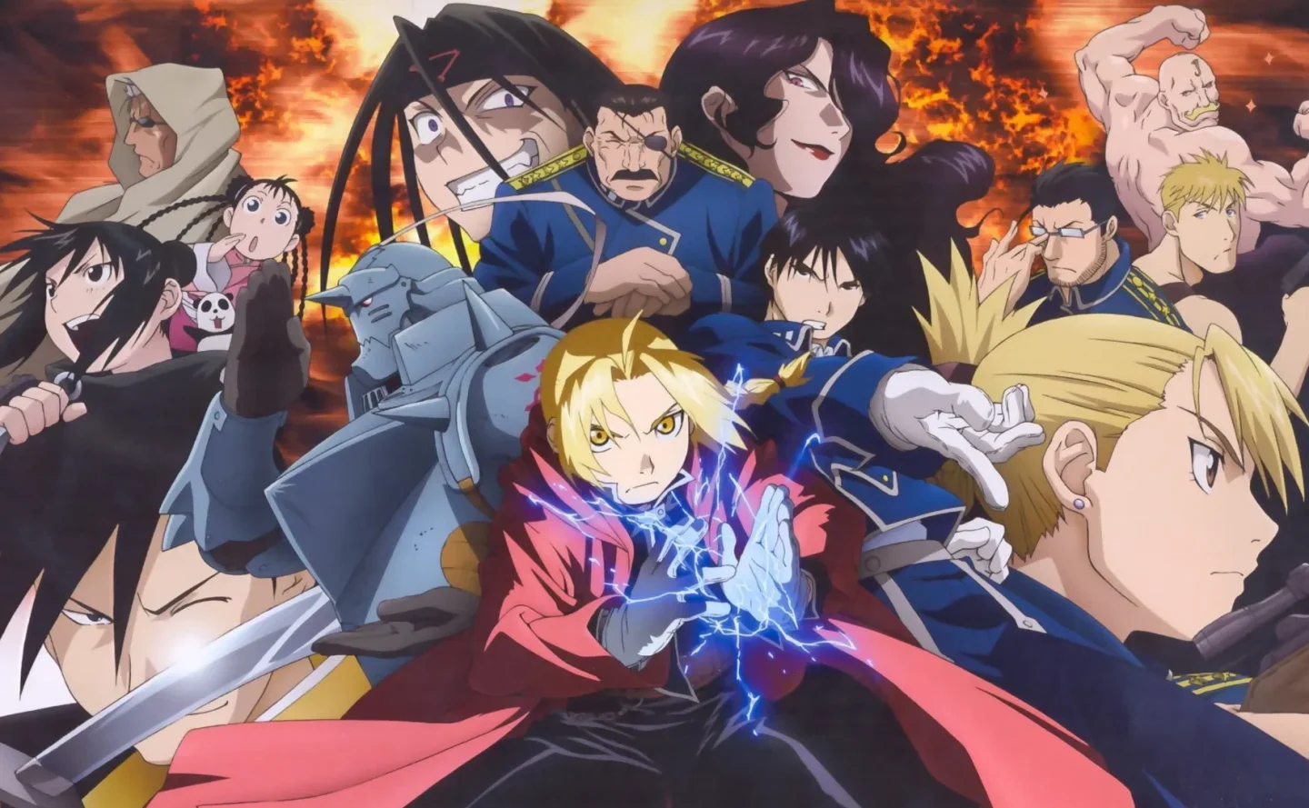 Scena dal film Fullmetal Alchemist: Brotherhood