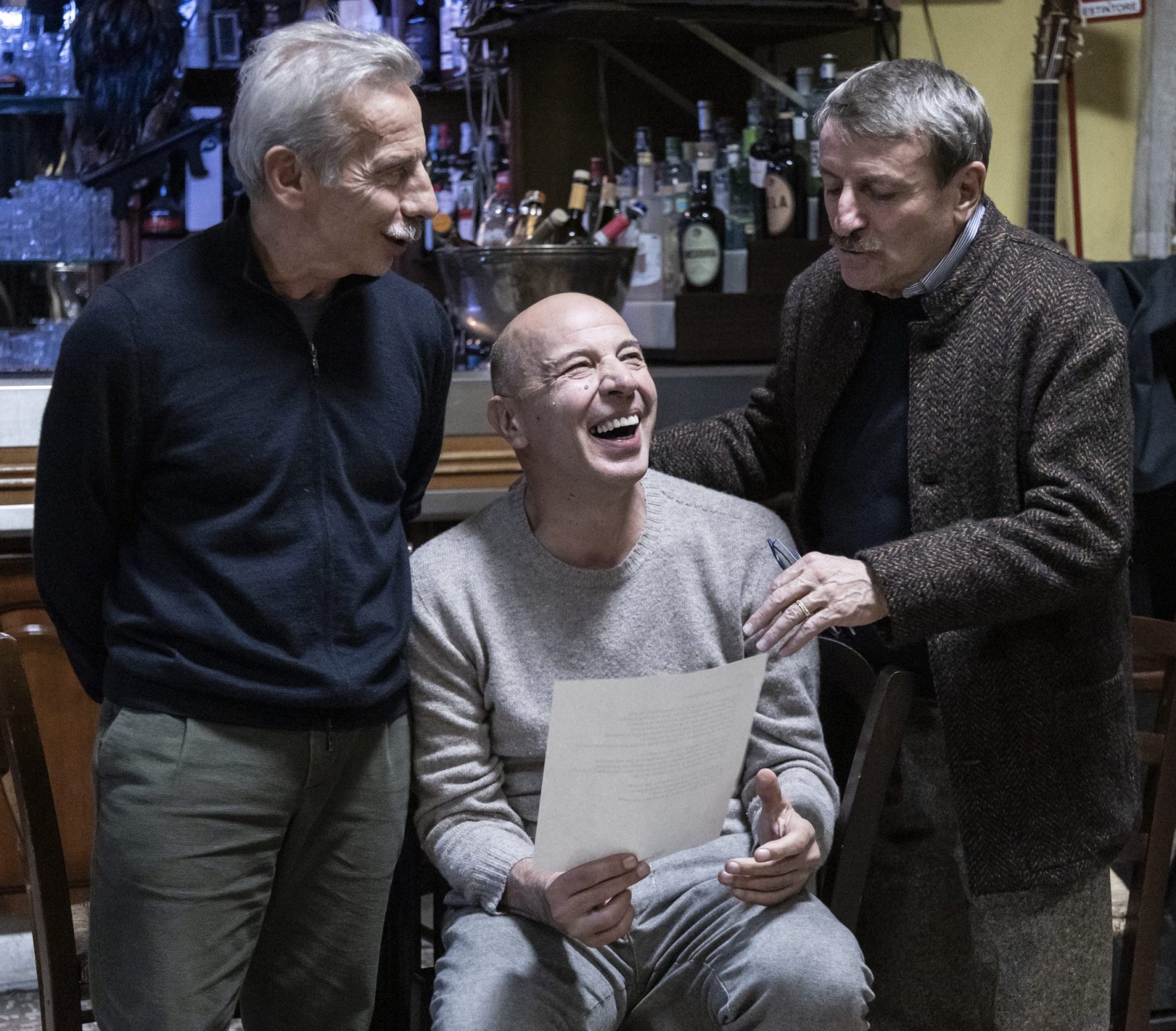 Scena dal film Aldo, giovanni e giacomo – attitudini: nessuna