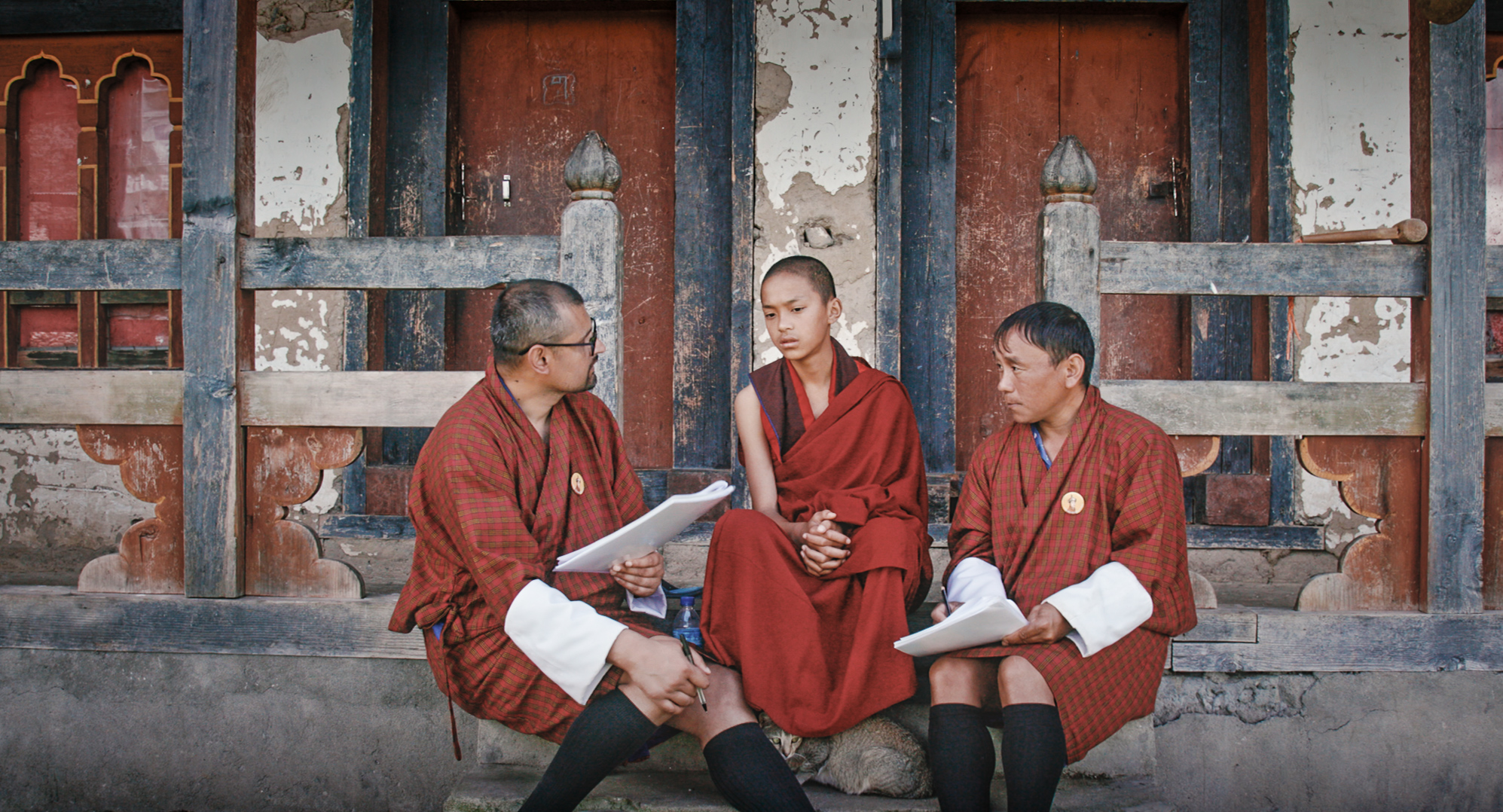 Scena dal film Agent of happiness-il bhutan e la felicita’