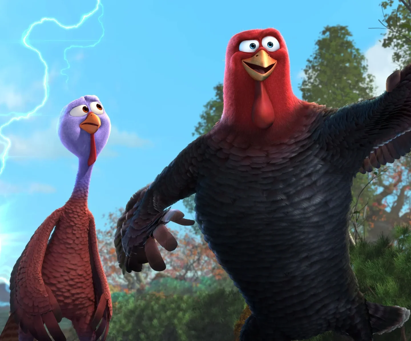 Scena dal film Free Birds - Tacchini in fuga