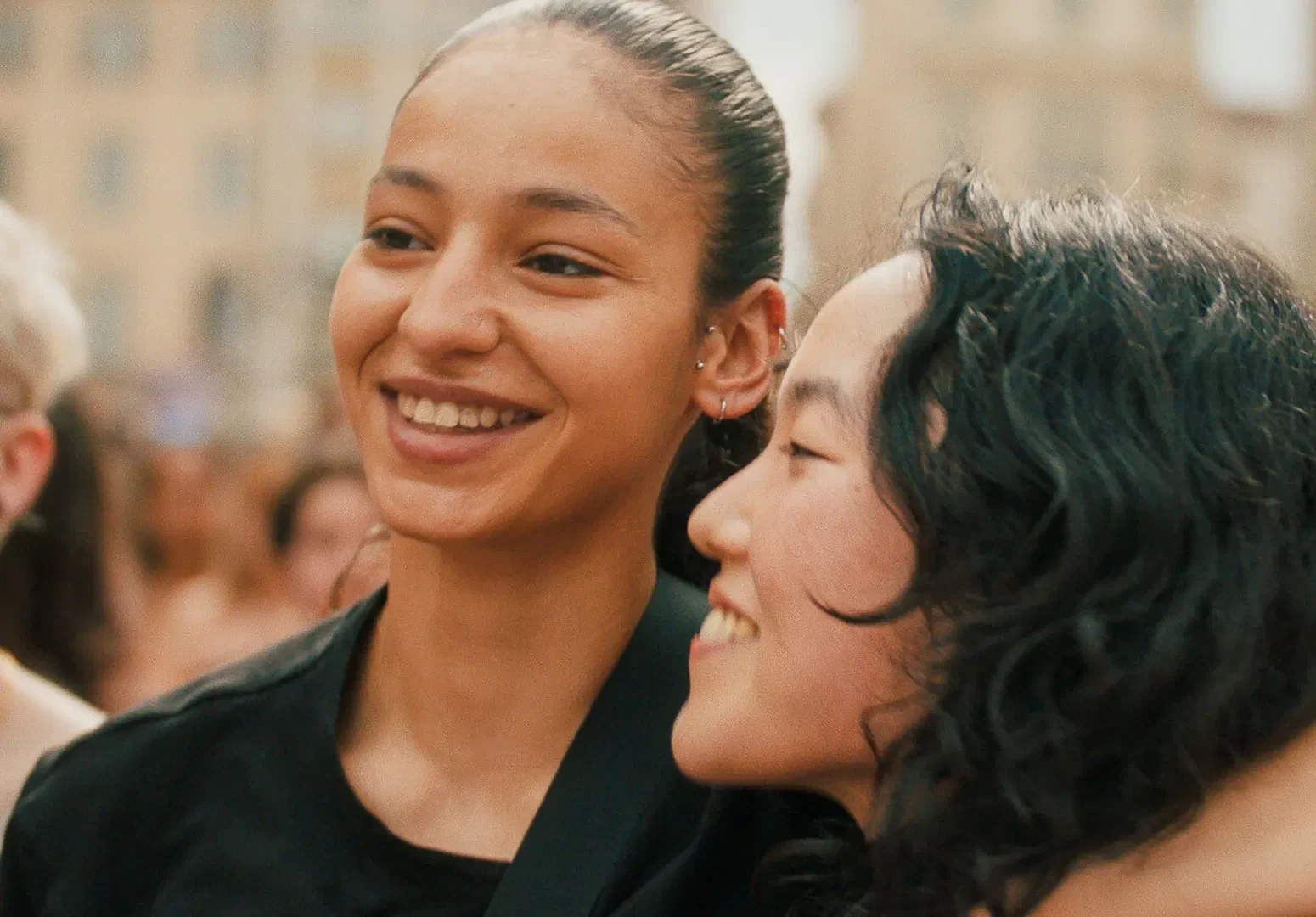 Scena dal film La piÚ piccola (la petite derniÈre)