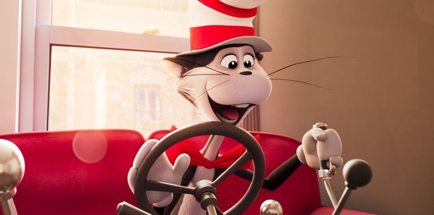 Scena dal film Il gatto col cappello