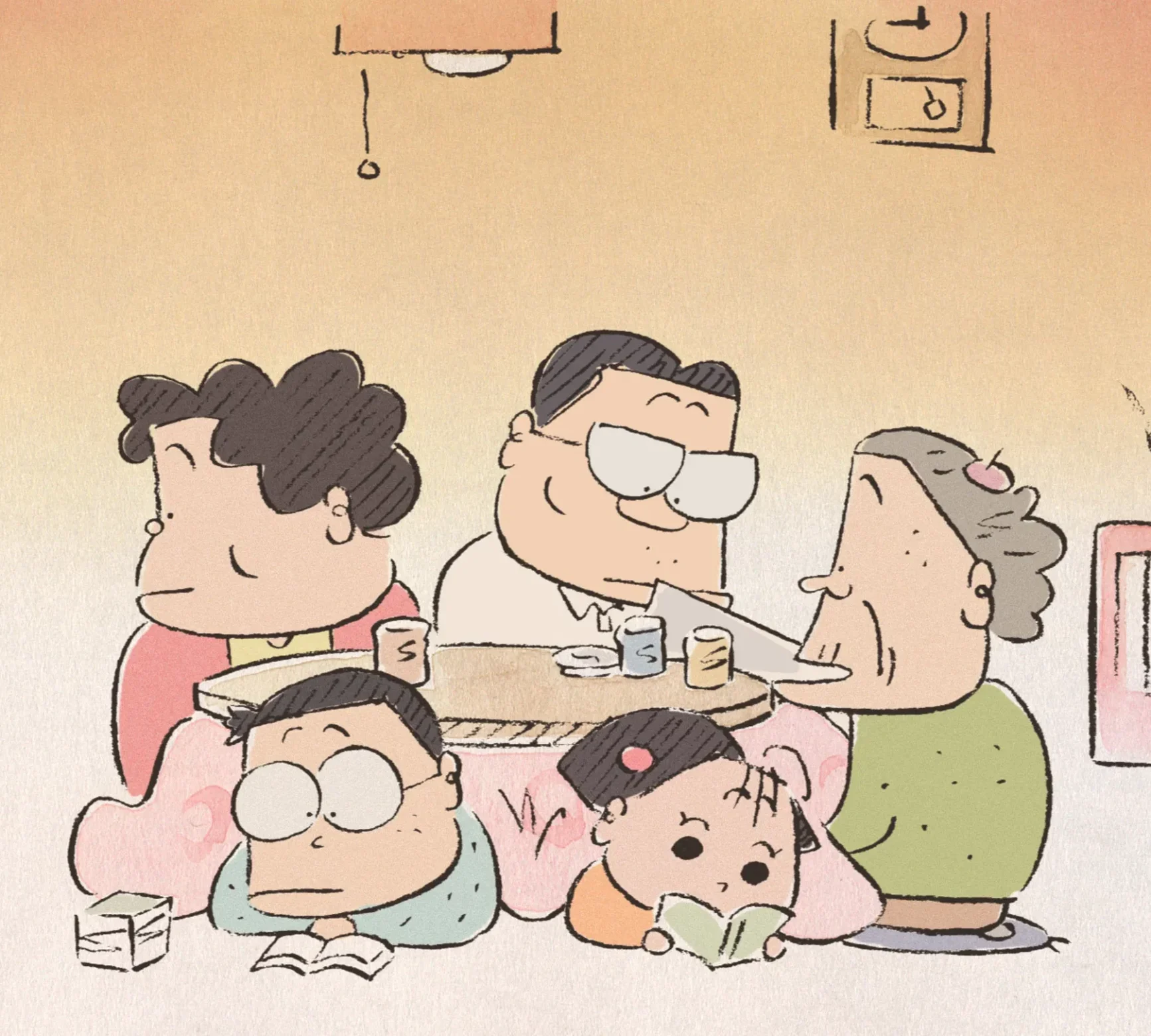 Scena dal film I miei vicini yamada (ried. 2024)