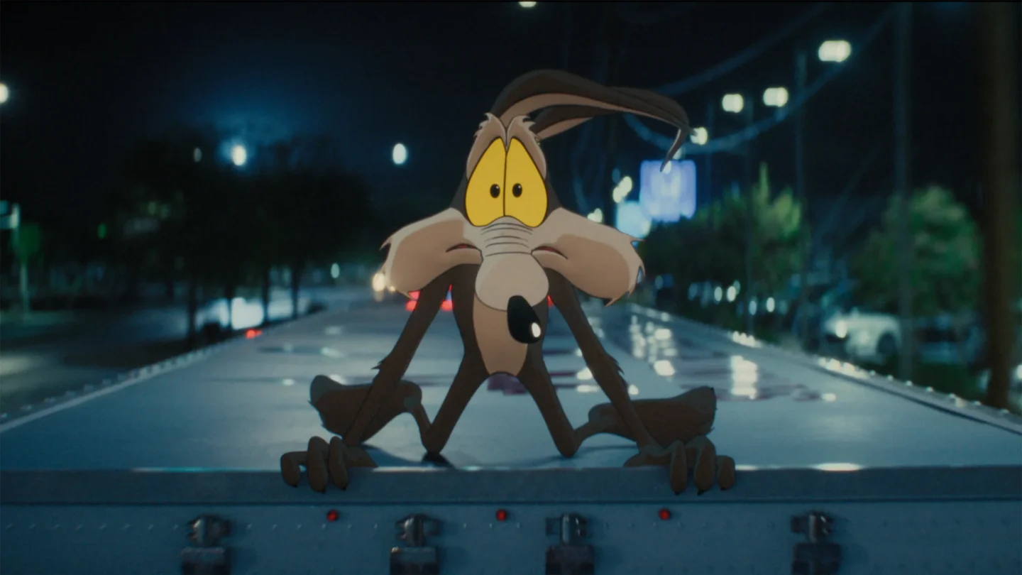 Scena dal film Coyote vs Acme