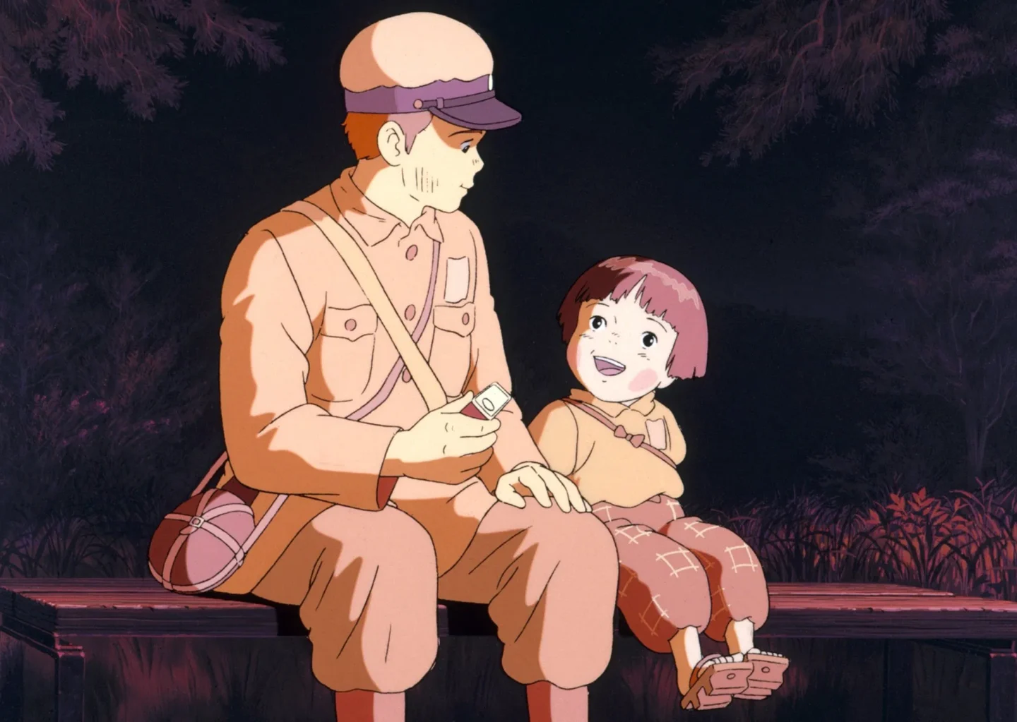 Scena dal film La tomba delle lucciole