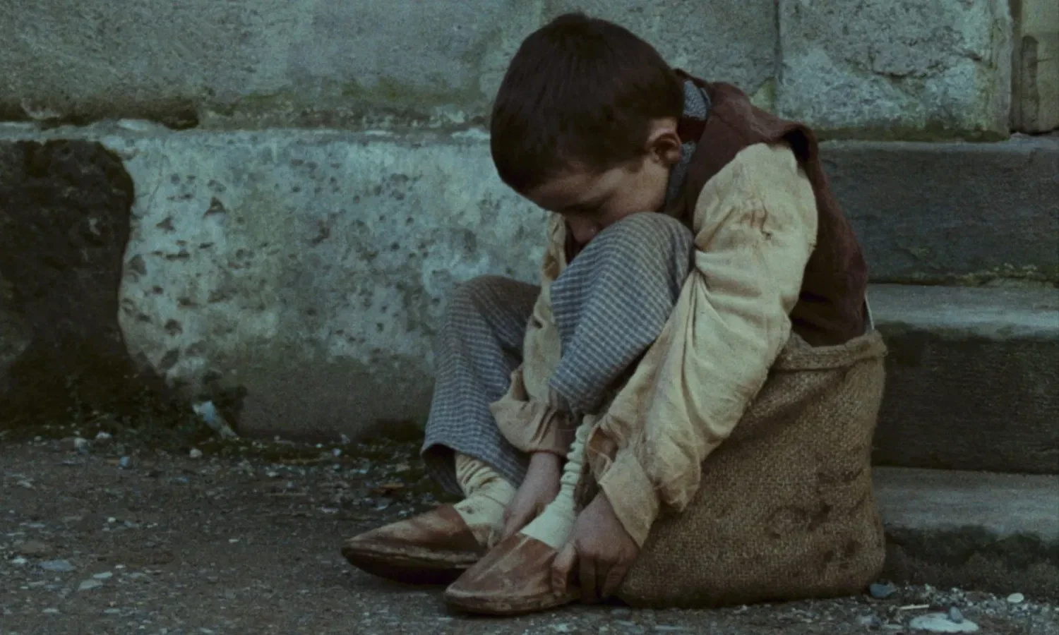 Scena dal film L’albero degli zoccoli (ried.)